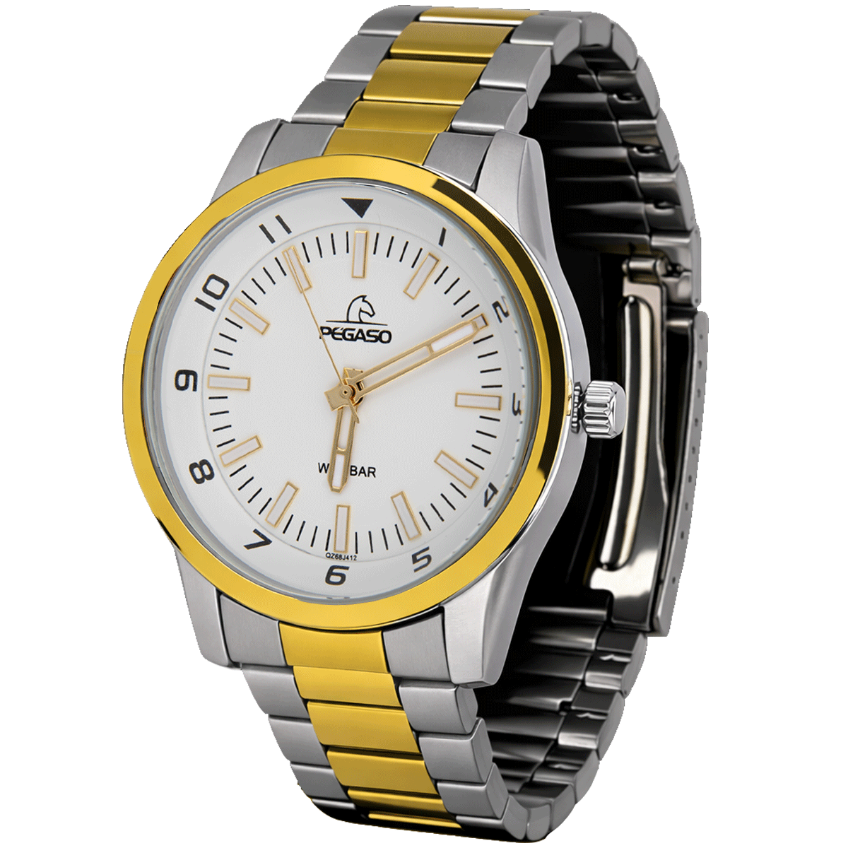 P6642SG-RELOJ PEGASO P/M ACERO BICOLOR HOMBRE-072201A
