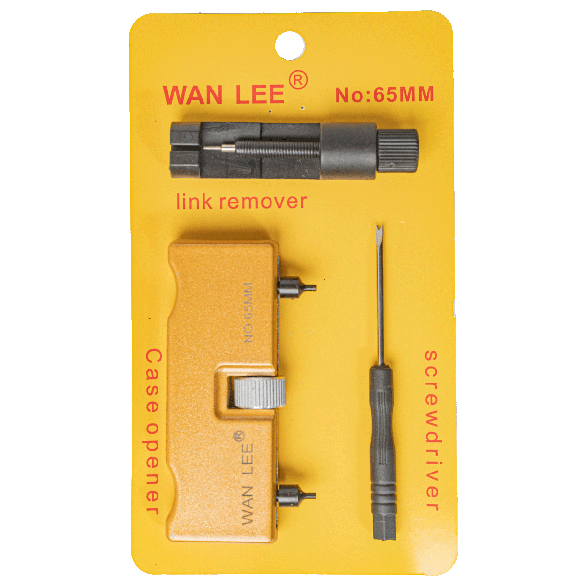 65MM-KIT DE HERRAMIENTAS WAN LEE PARA RELOJERO ( INCLUYE 3 PIEZAS )