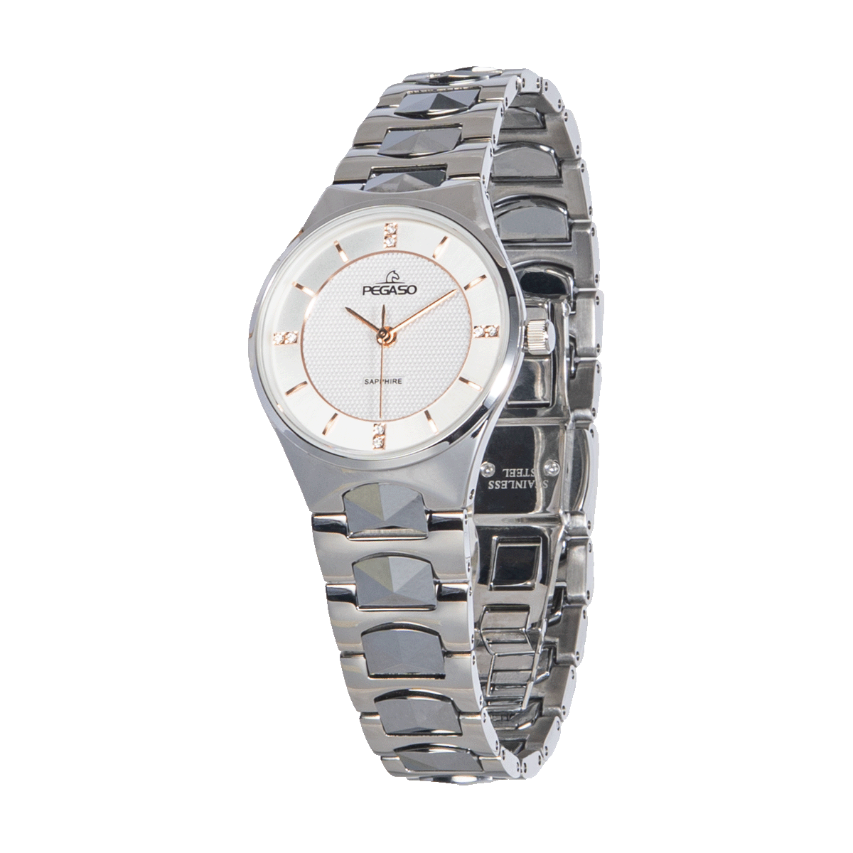 CT5186L-RELOJ PEGASO ACERO SOLIDO ZAFIRO DAMA-M07M072201A