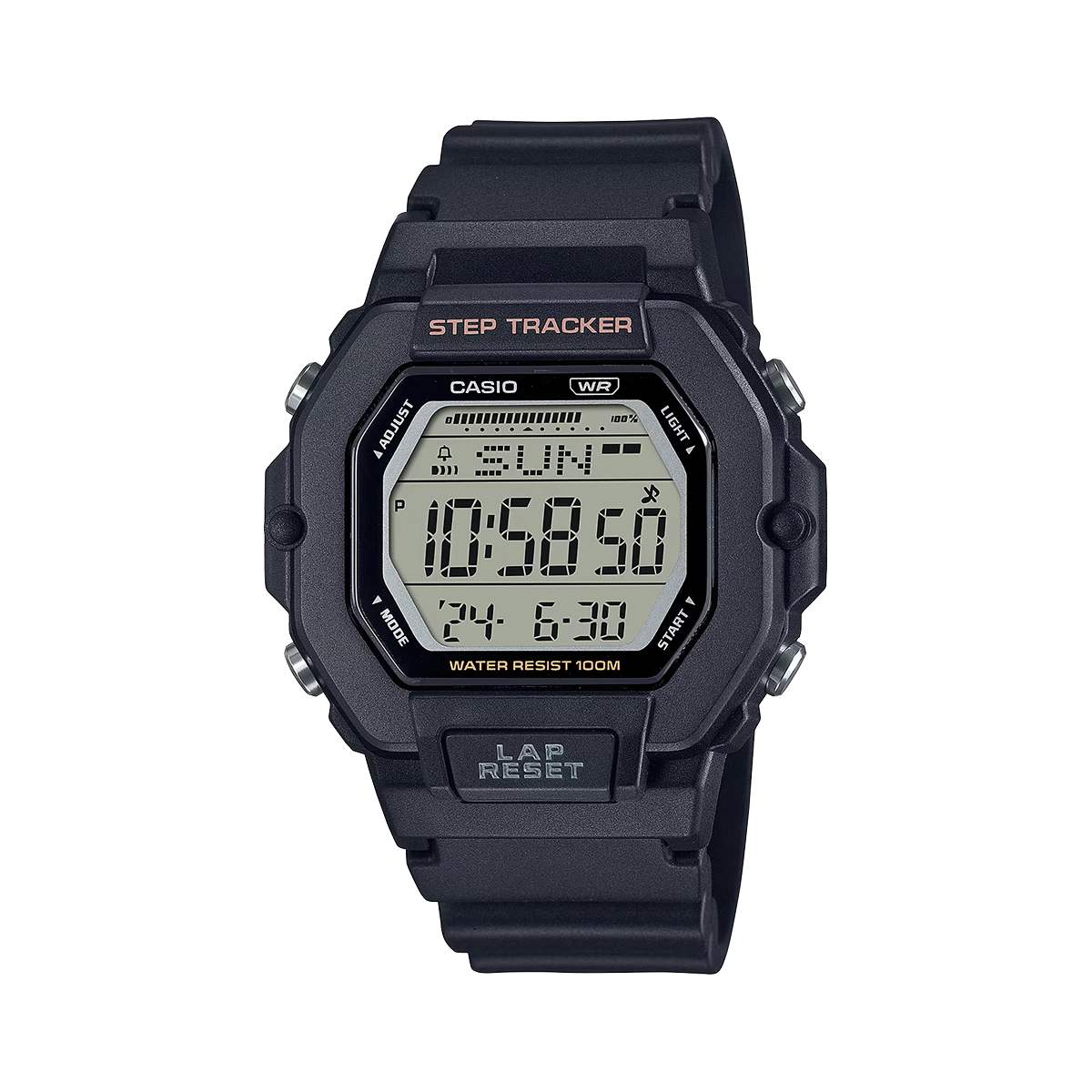 LWS-2200H-RELOJ CASIO ILLUMINATOR 200 LAP. MEMORIA RASTREO DE PASOS-1AVDF