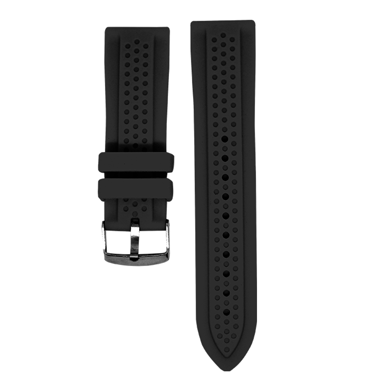 MS21.22.1-PULSO PEGASO SILICONA NEGRO #22