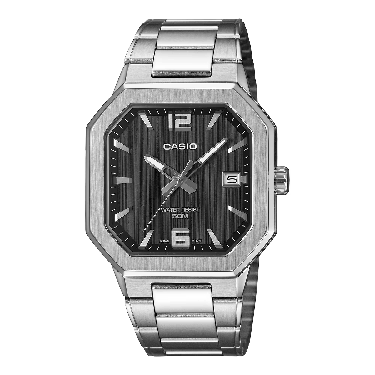 MTP-B195D-RELOJ CASIO ACERO CALENDARIO HOMBRE-1AVDF