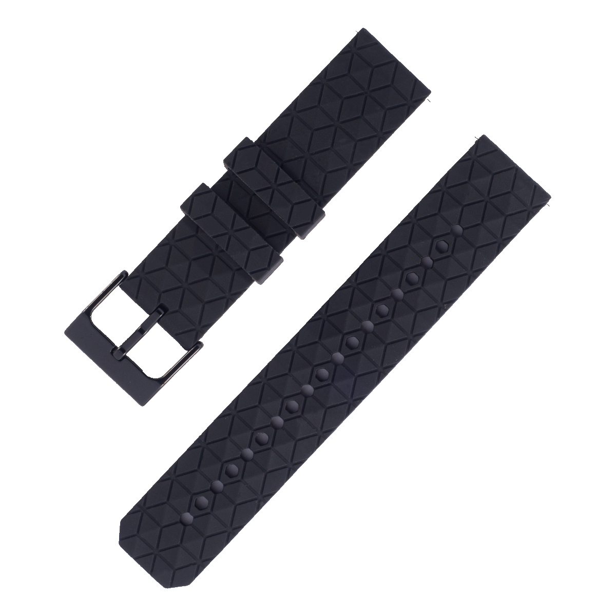 152BK.20.1-PULSO SILICONA PARA SMART WATCH CON PASADOR NEGRO #20