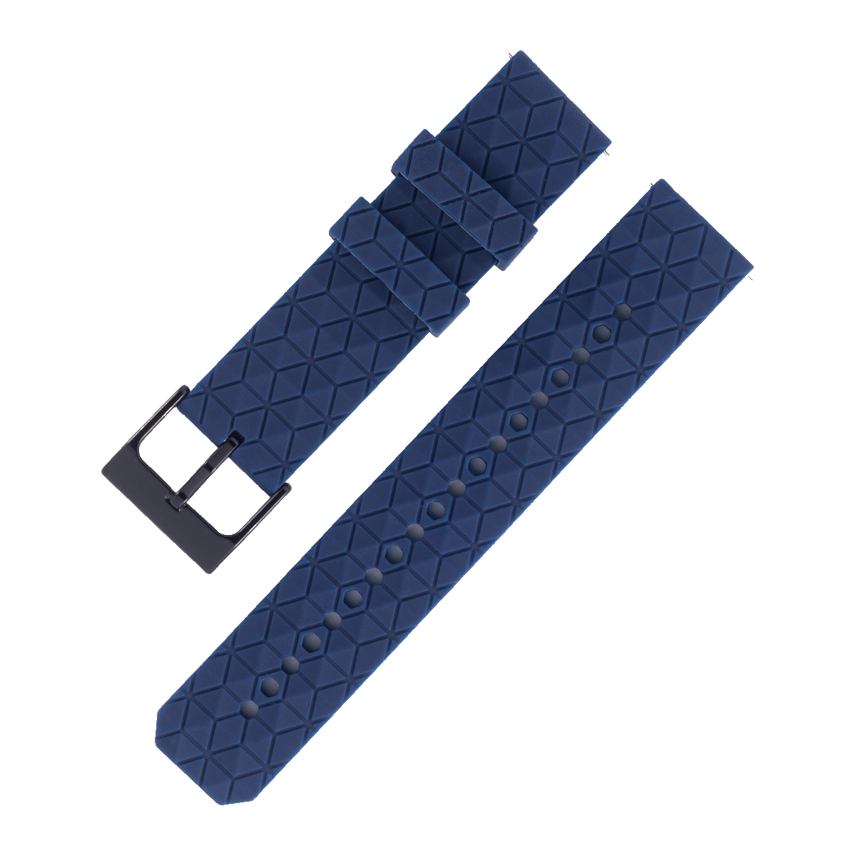 152BK.20.16-PULSO SILICONA PARA SMART WATCH CON PASADOR AZUL OSCURO #20