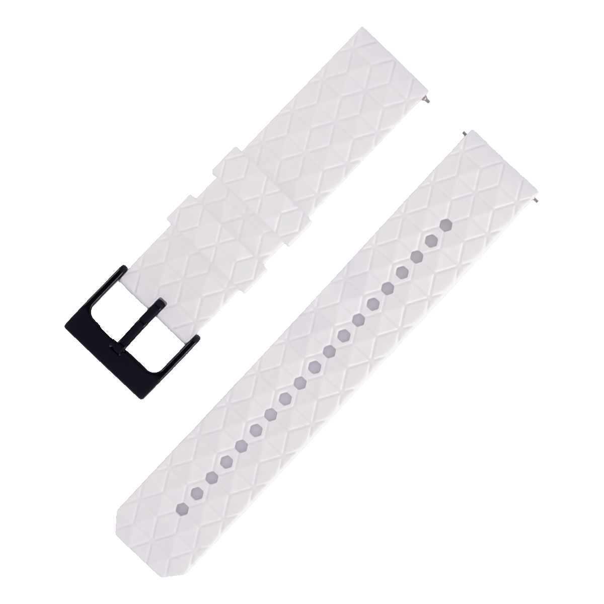 152BK.20.22-PULSO SILICONA PARA SMART WATCH CON PASADOR BLANCO #20