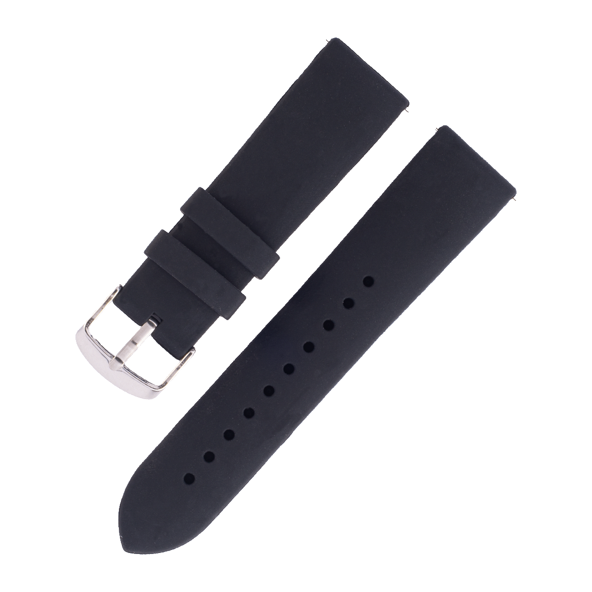 2429SK.20.1-PULSO SILICONA NEGRO CON PASADOR #20