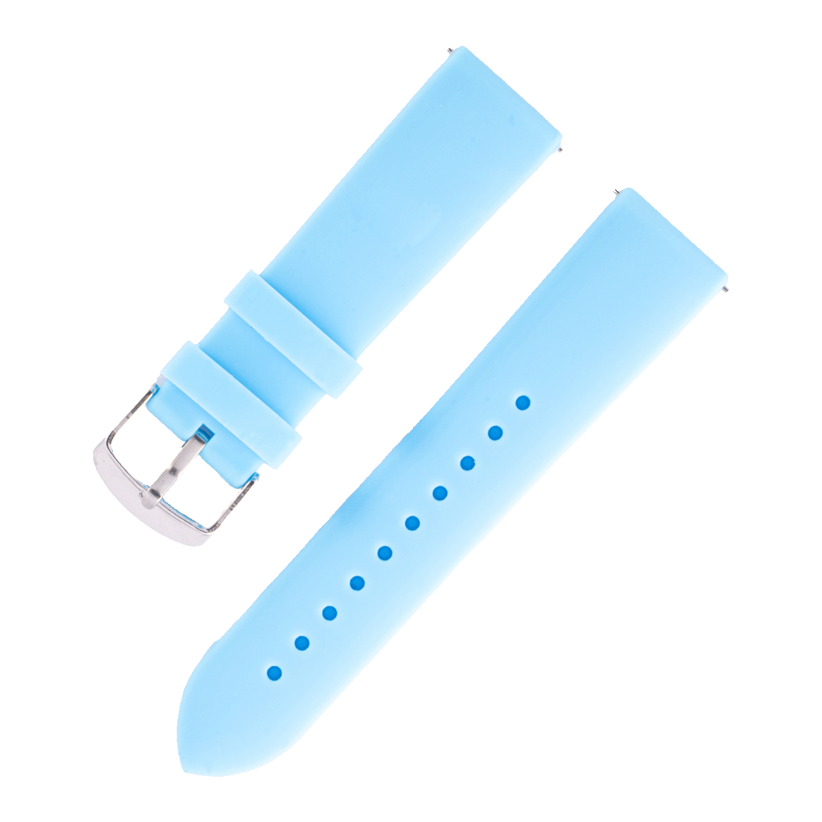 2429SK.20.9-PULSO SILICONA AZUL TURQUEZA CON PASADOR #20