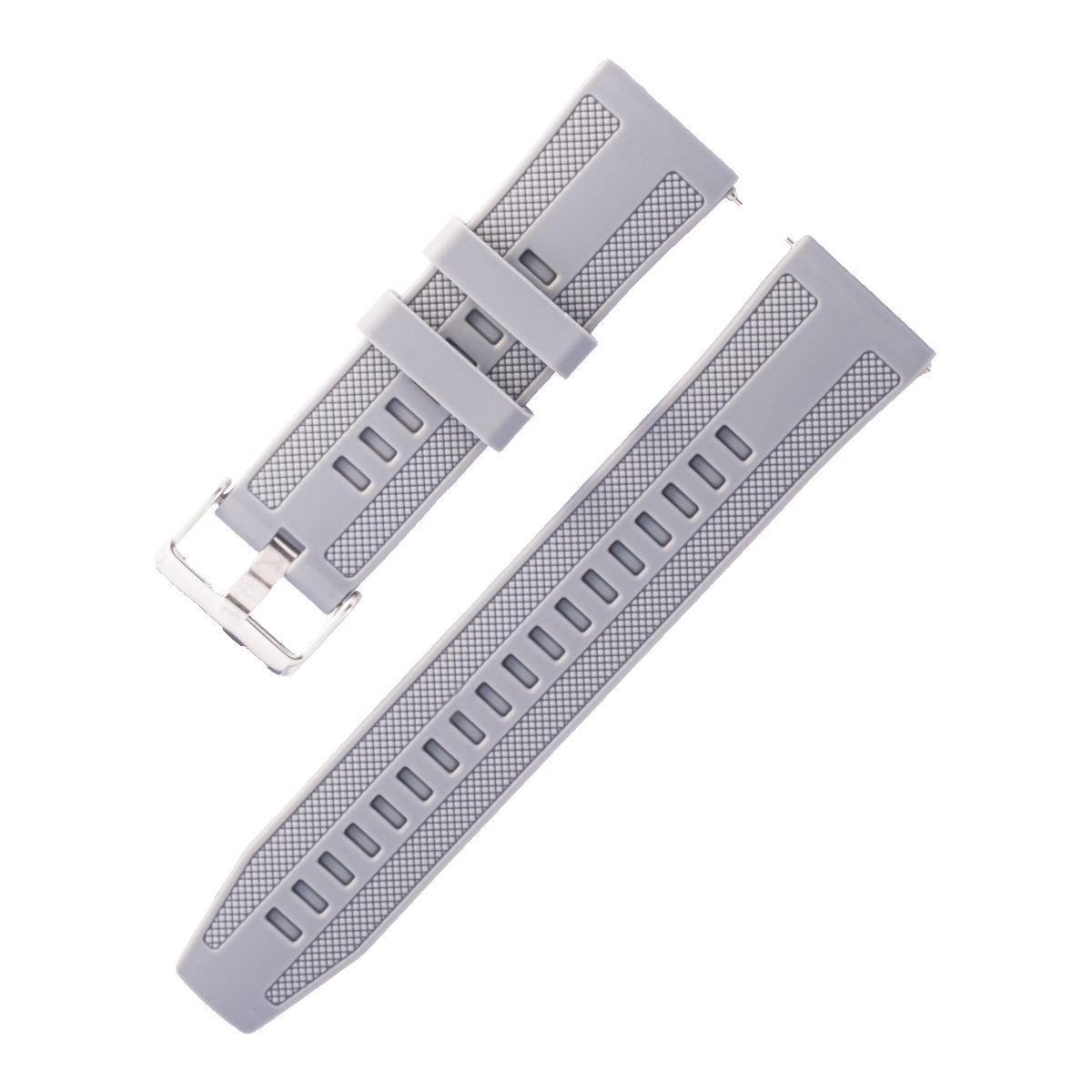 542SK.22.7-PULSO SILICONA GRIS CON PASADOR #22