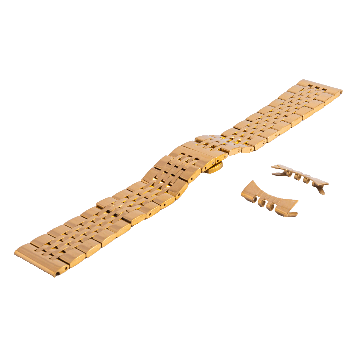 6020G.20-PULSO ACERO SOLIDO DORADO CON TERMINAL #20