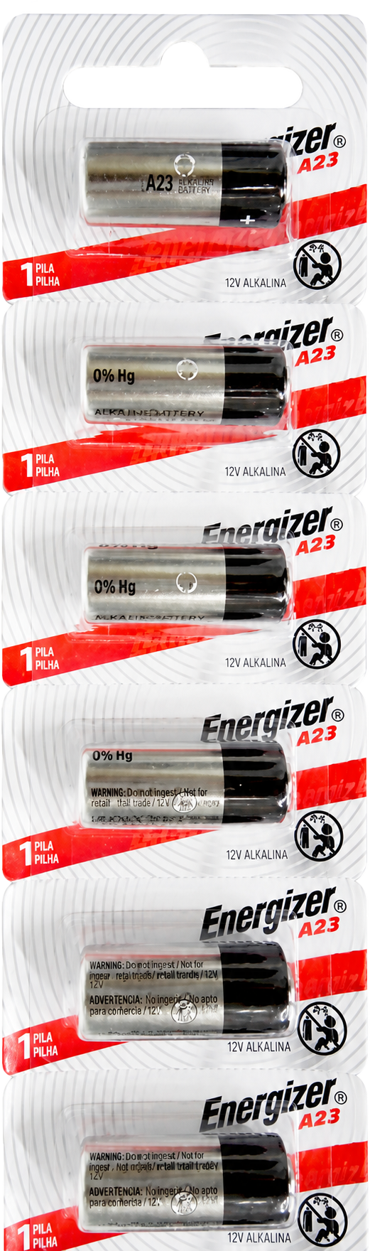 A23T1X5-1-BATERIA ENERGIZER ALCALINA 12 V BLISTER X 5