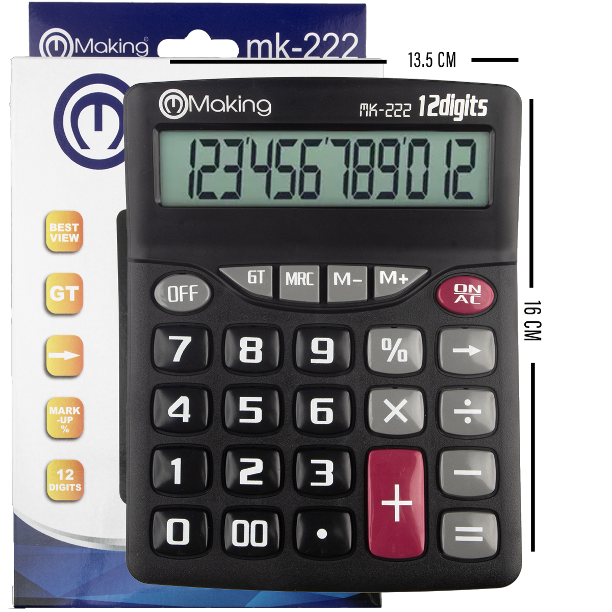 MK-222-BK-CALCULADORA MAKING DE ESCRITORIO 12 DIG-1