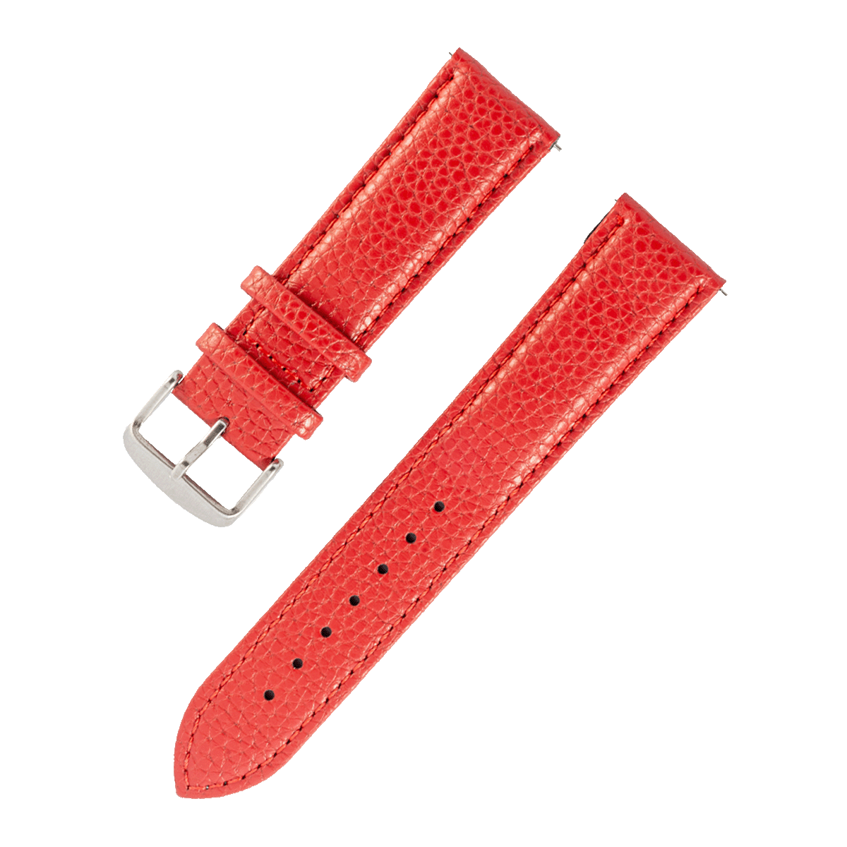 PM2004AS.12.606-PULSO PEGASO CUERO ABOLLONADA ROJO HILO ROJO # 12