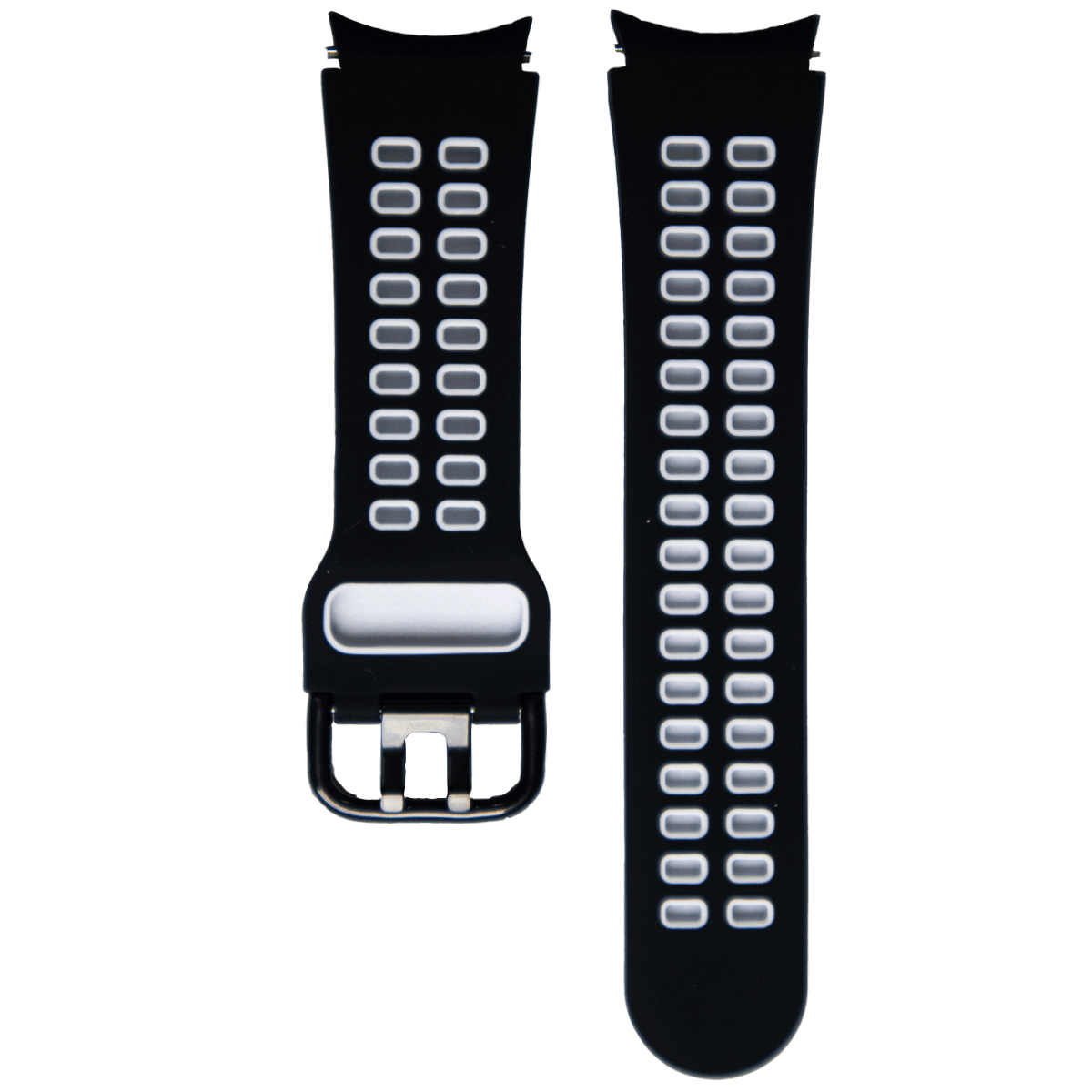 SX202BK.0122-PULSOS SILICONA SM. NEGRO BLANCO