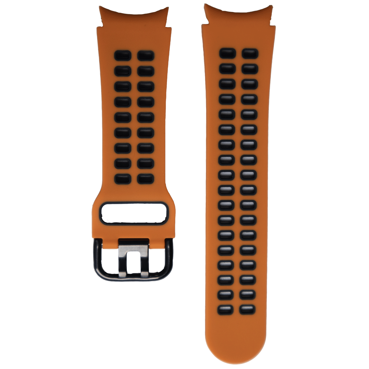SX202BK.1901-PULSOS SILICONA SM NARANJA NEGRO