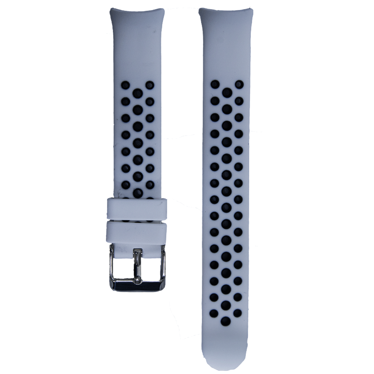 XM004SK.2201-PULSO SILICONA XM  BLANCO CON NEGRO