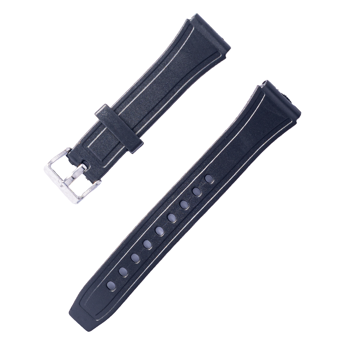 P8828SP.12.1-PULSO PVC NEGRO HEBILLA METAL #12