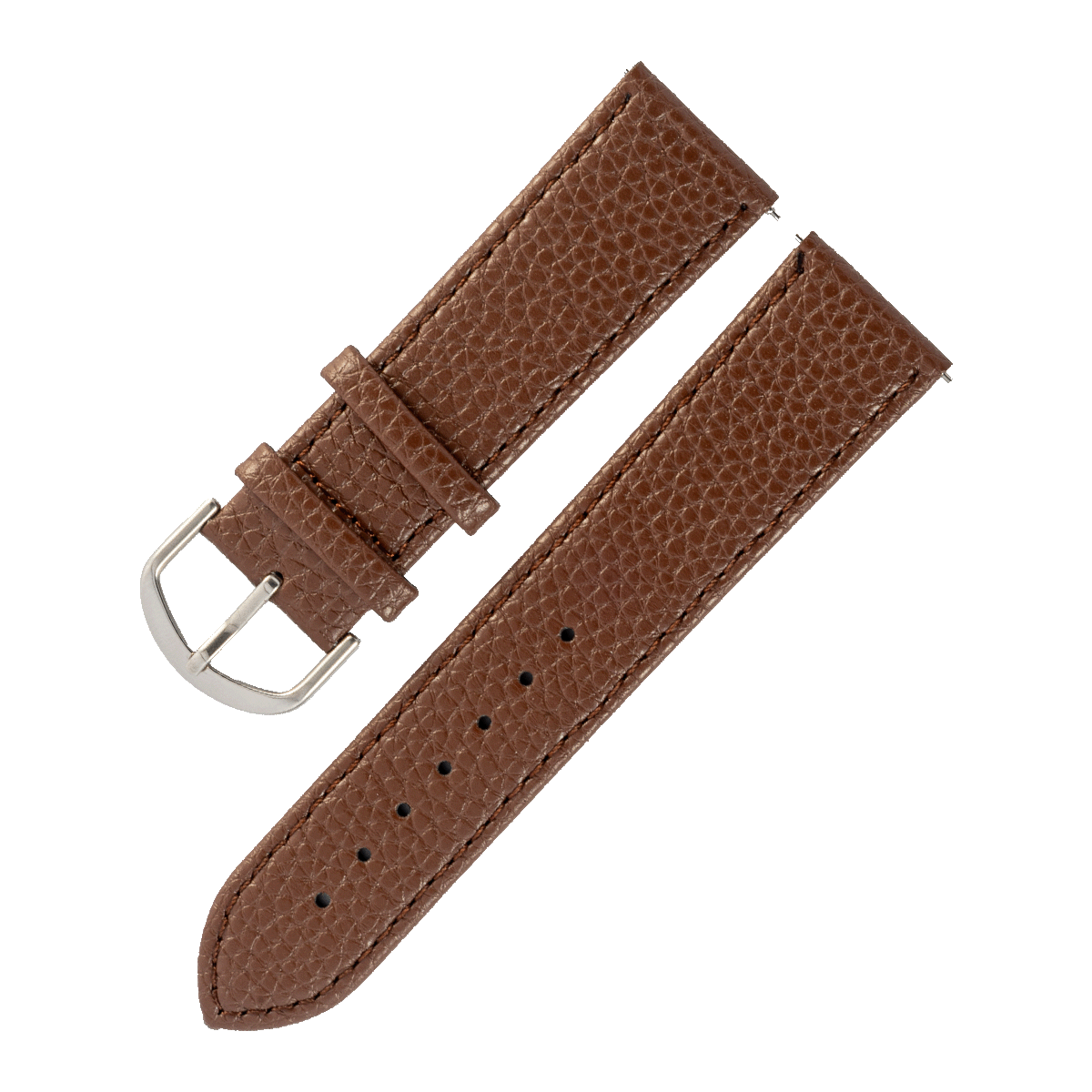PM2006SC.12.303-PULSO PEGASO CUERO MICROFIBRA TAN HILO TAN CON  PASADOR # 12