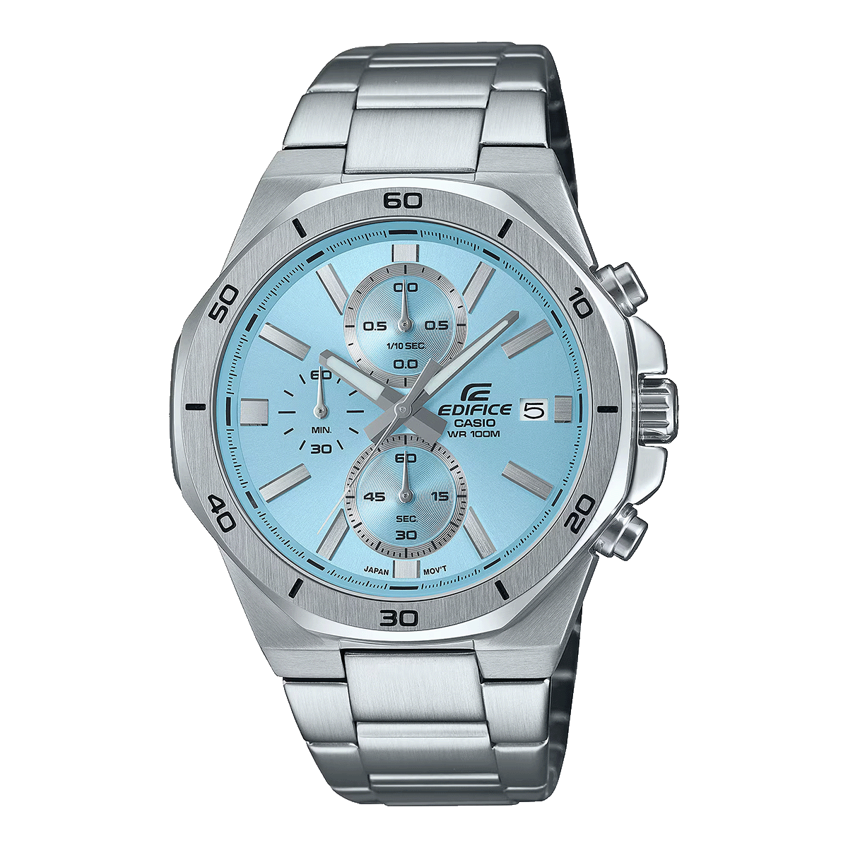 EFV-640D-RELOJ CASIO EDIFICE ACERO CRONOGRAFO ANALOGO CELENDARIO-2BVUDF