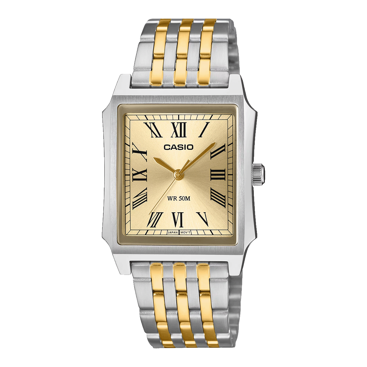 MTP-B190SG-RELOJ CASIO ACERO BICOLOR 50 METROS HOMBRE-9BVDF