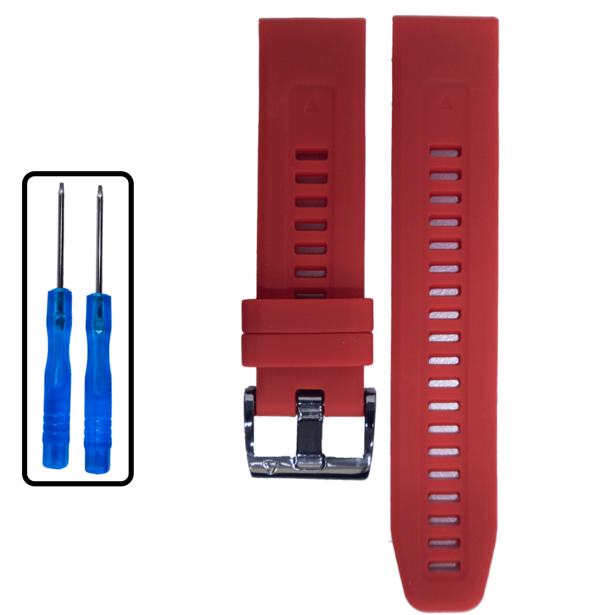 GM001BK.22.6-PULSO SILICONA GM. ROJO #22