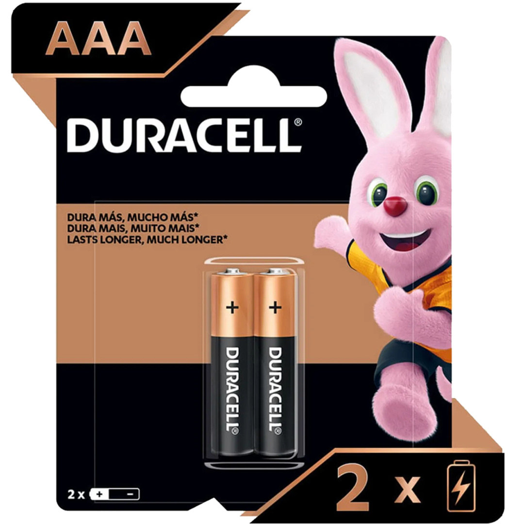 MN2400BL2-BATERIA DURACELL AAA ALCALINA BL X 2 UNDADES-1