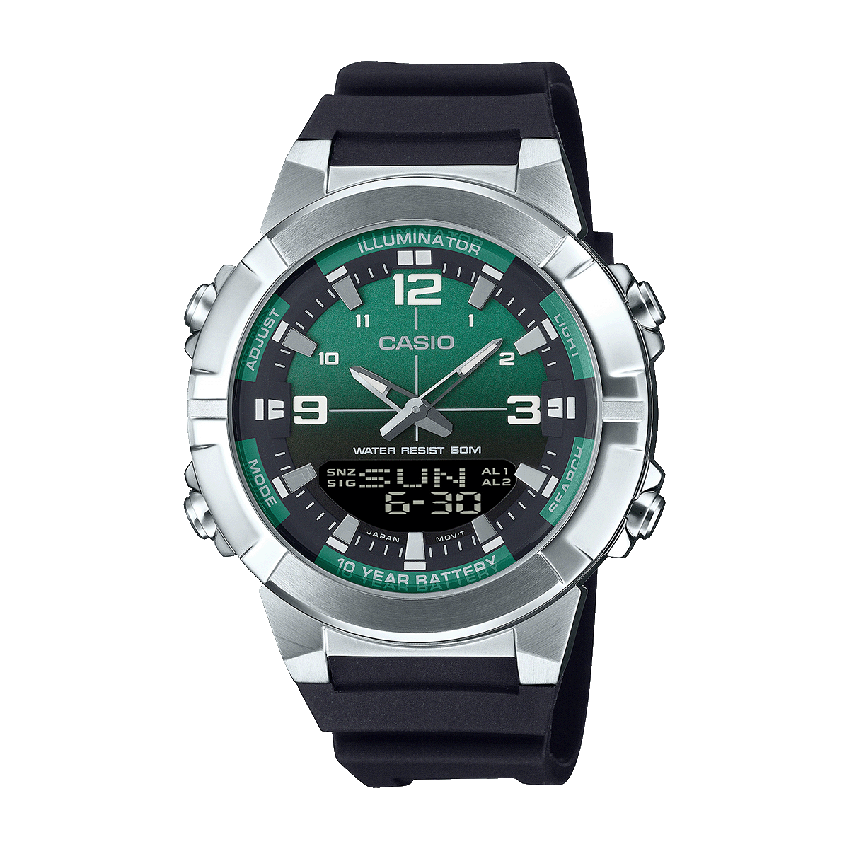 AMW-870A-RELOJ CASIO P/PLASTICO ANALOGO DIGITAL HOMBRE-3AVDF